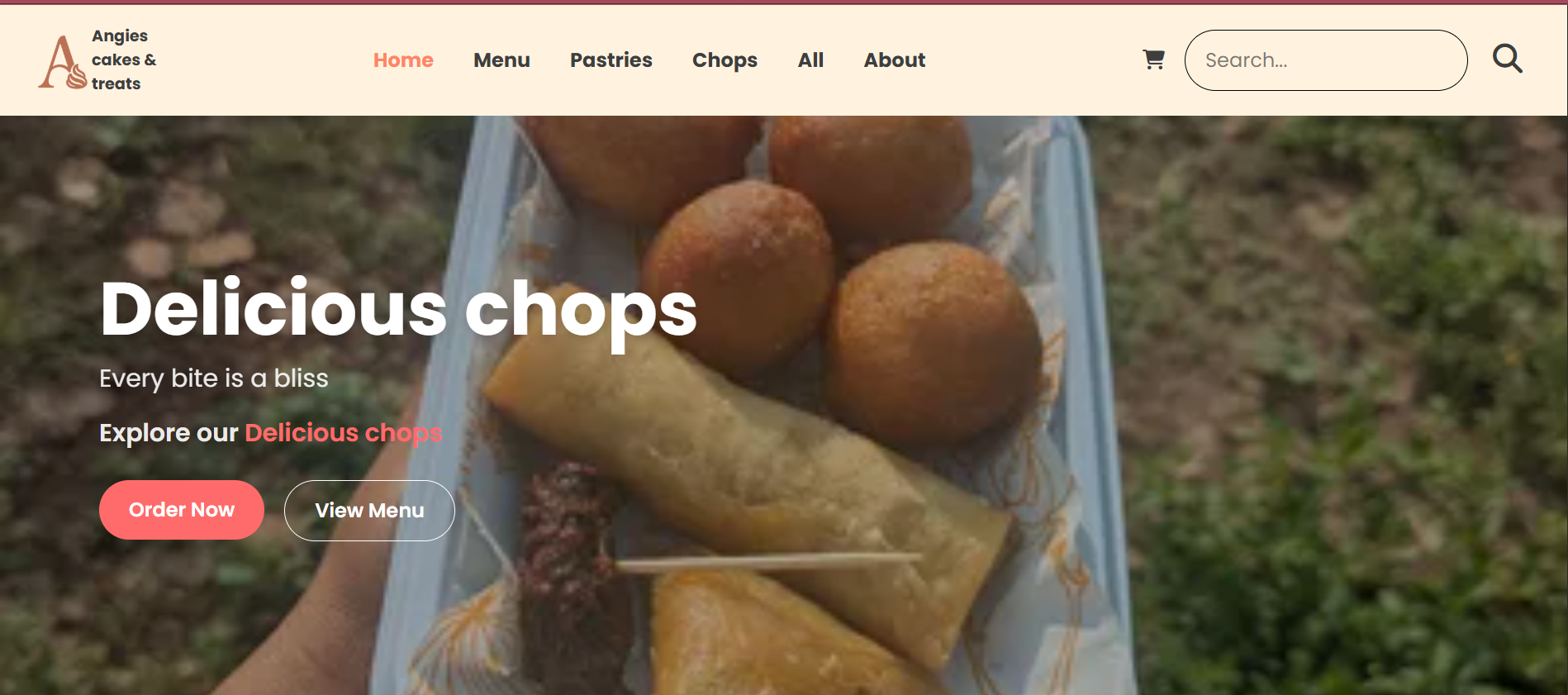 Angies Cakes — E-Commerce